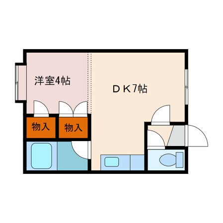 シングルロマンAの物件間取画像